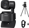 OBSBOT Tiny SE Webcam-1080P 100FPS-Extra Tripod-Video CallHD PTZ Webcam1/2.8 SensorGesture Control4X ZoomAI Auto TrackLiveStream for Game/Meet/Educate-Web Camera for Desktop ComputerPCLaptop