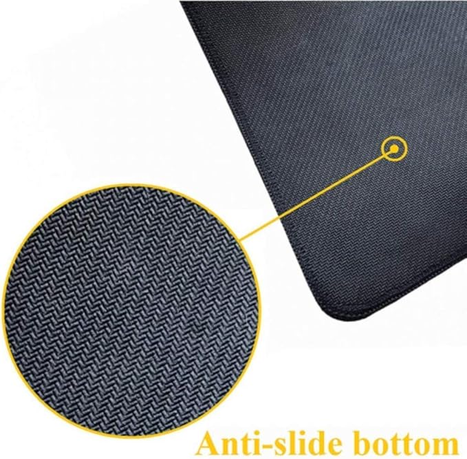 keepcute Topographic Desk Mat Non-Slip Gaming Mouse Pad 35.4 x 15.7 in