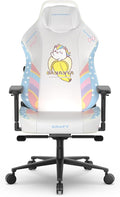 DXRacer Craft XL Video Gaming Chair for Adults Ergonomic Office Reclining Computer Gamer Chair with Magnetic Head Pillow and Lumbar Support (EPU Leatherette Bananya Cat)