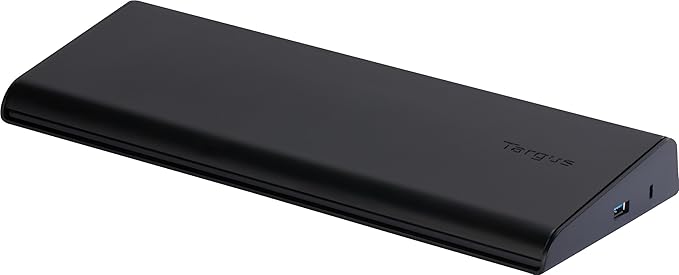 Targus Universal Dual Video Laptop Docking Station with Charging Power Audio DVI/VGA/HDMI Connectivity 2 USB 3.0 Ports &amp 4 USB 2.0 Ports for PC Mac &amp Android (ACP71USZ)