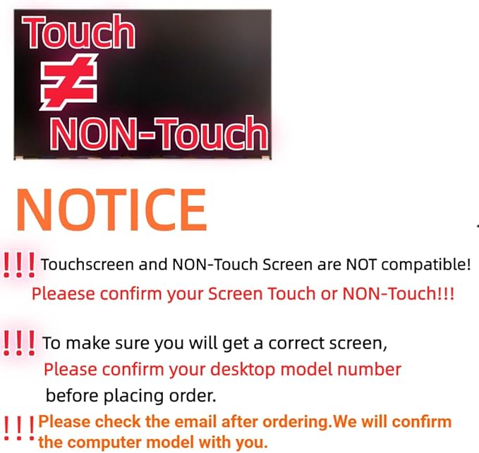 23.8 Screen Replacement LCD LED Display 1920x1080 Full HD Glass for ASUS Vivo AiO V241IC V241ICUK V241ICUT V241ICUT-WA004T (Touchscreen)