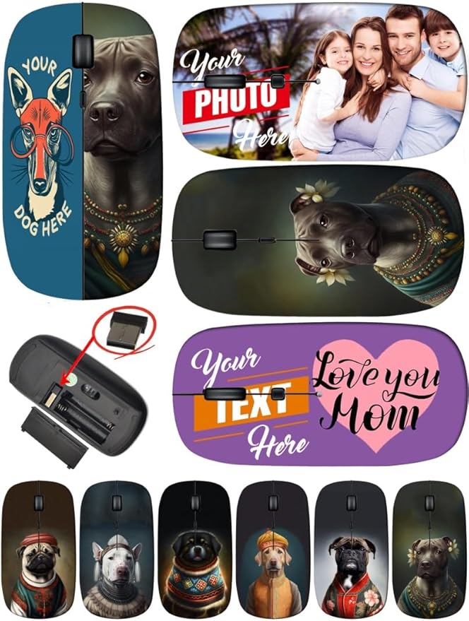 maizi Custom Wireless Mouse Pink for PC MacBook Notebook Computer Wireless Mice Pink Image ID: 277104 Surreal red Eagle in a Portable 2.4G with USB Receiver Printed in USA