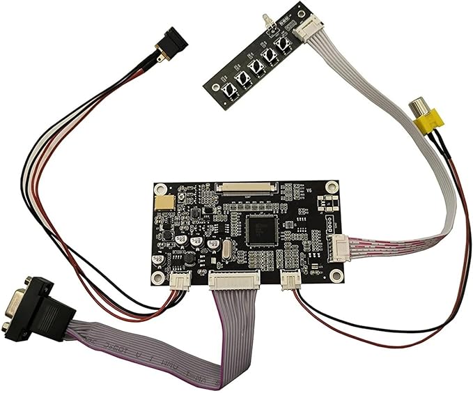Compatible ForZJ050NA 08C 5inch 640x480 LCD Screen VGA AV LCD Controller Driver Board(Board and LCD)