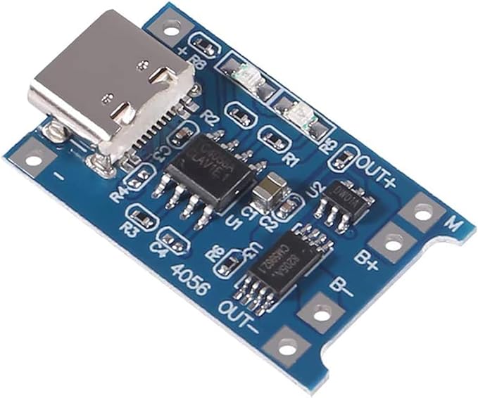4-Pack OV7670 VGA CMOS Camera Modules (I2C 640x480) for Arduino/ARM/FPGA + 10 TP4056 Type-C 1A 18650 Lithium Battery Charger Modules with Dual Protection