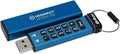 Kingston Ironkey Keypad 200 64GB Encrypted USB | Alphanumeric Keypad | Multi-Pin Access | XTS-AES 256-bit | FIPS 140-3 Level 3 Certified | Brute Force &amp BadUSB Protection | IKKP200/64GB