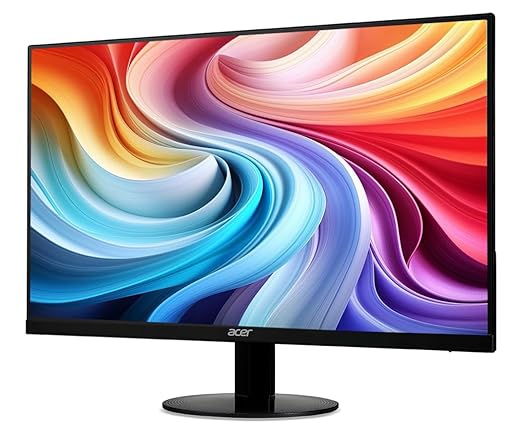 acer SB240Y G0bi 23.8 IPS Full HD Ultra-Slim Edge-to-Edge Gaming Office Monitor | Adaptive-Sync Support (FreeSync Compatible) | Up to 120Hz Refresh | 1ms (VRB) | Tilt | HDMI &amp VGA Ports | Black