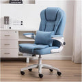 Adjustable Office Computer Chair with Armrest Students Computer Chair Office Swivel Massage Chair Home Lifting Adjustable Gaming Chair(Blue)