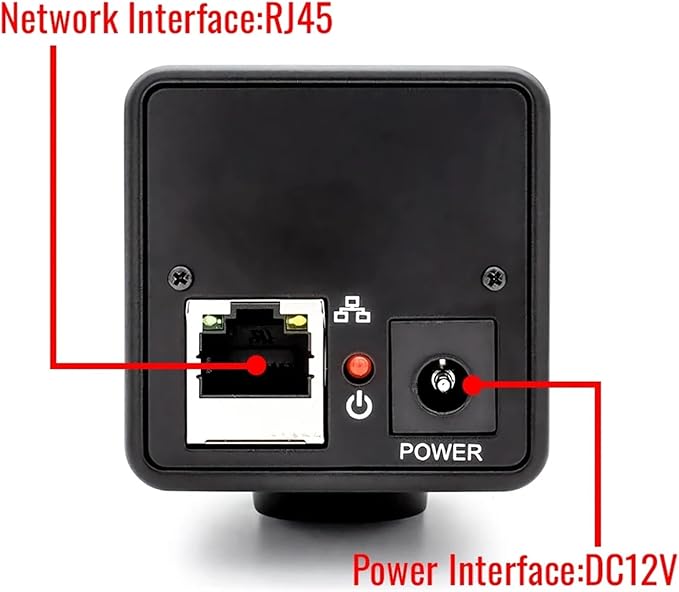 MINI IP Camera 3 4 5 8MP Fixed Full HD CS Lens Metal Box Industrial Inspection Security Webcam Video Surveillance
