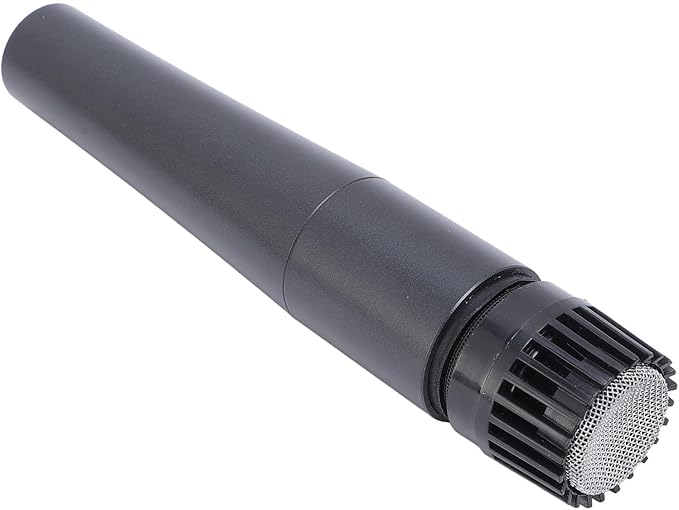 Cardioid Dynamic Microphone Designed with Shock Absorber Damping High Clarity Sound Stable Transfer Anti Interference for Active Speakers Mixers Amplifiers