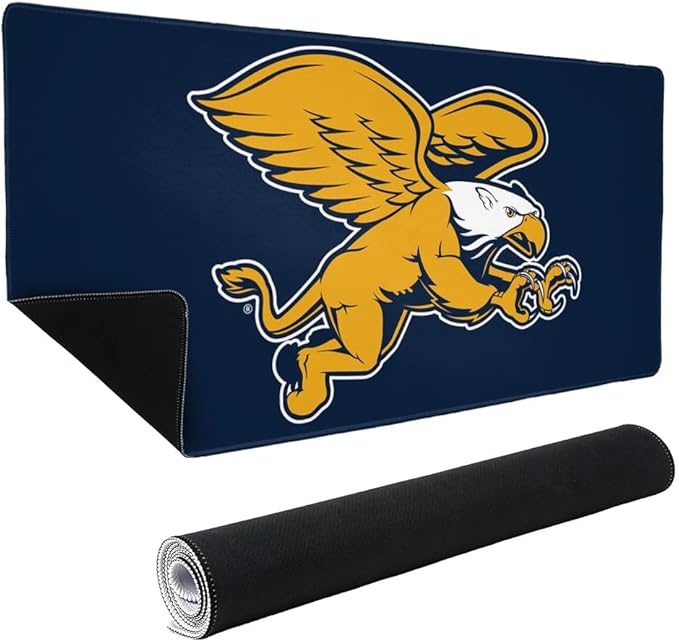 Canisius College Primary Logo Large Gaming Mouse Pad Desk Mat with Stitched Edges Non-Slip Base for Gamer Home and Office 31.5 x 15.7