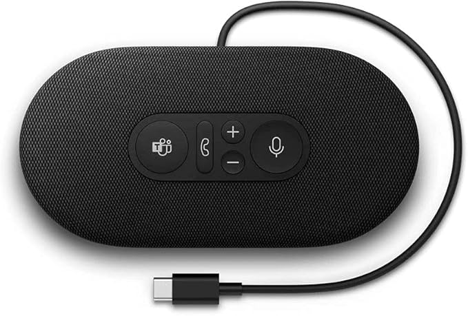 Microsoft MS Modern USB-C Speaker for Business (Renewed) Black