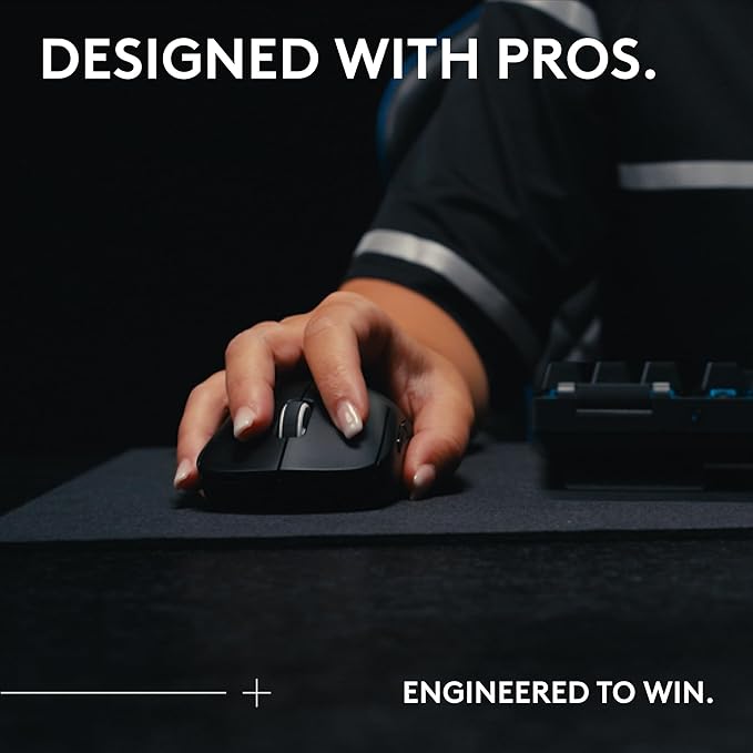 Logitech G PRO X Superlight 2 SE Wireless Gaming Mouse 60 g pro-Grade Mouse with 5 programmable Buttons 44K DPI Sensor 888+ IPS 1 kHz Report Rate USB-C Charging for PC/Mac - Red