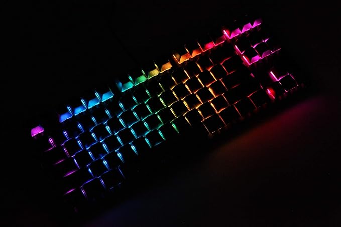 KPREPUBLIC Smart Duck xs87 87 Key Mechanical Keyboard kit 80% TKL hot swappable Switch Lighting Effect RGB Switch led Type c Software Macro (SmartDuck XS87 Kit x1)