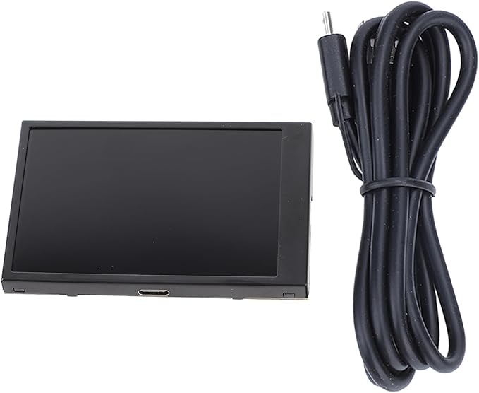 Portable Monitor 3.5in USB Screen Full Viewing Angle Multi Theme Screen Mini Monitors Energy Saving Secondary for RPi External Display View Laptop E Ic Devices