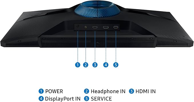 Samsung 27-Inch Odyssey G3 (G30D) Series FHD Gaming Monitor 1ms 180Hz AMD FreeSync Adjustable Stand Black Equalizer Virtual Aim Point Eye Saver Mode Flicker-Free LS27DG302ENXZA