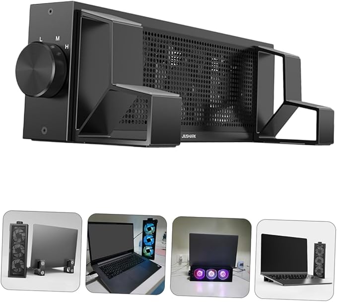 Artibetter Gaming Laptop Stand Laptop Cooler RGB Fans Computer Riser for Gaming Heat Dissipation Rack