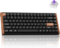Keychron K2 HE Rapid Trigger Wireless Custom Keyboard with Hall Effect Gateron Double-Rail Magnetic Switch QMK 2.4 GHz Bluetooth 5.2 RGB Compatible with Mac Windows Linux (Aluminum + Wood)
