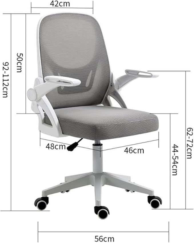Adjustable Office Computer Chair with Armrest Mesh Office Chair Computer Indoor Bedroom Swivel Adjustable Liftable Gaming Chairs(Black Pink)