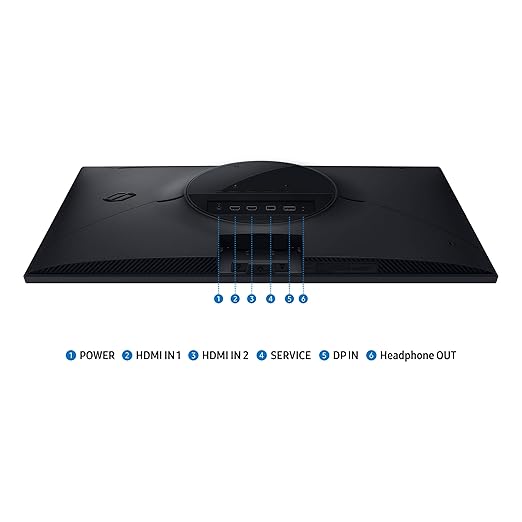 SAMSUNG 27” Odyssey G5 G53F QHD Resolution Gaming Monitor HDR10 200Hz Refresh Rate IPS Panel AMD FreeSync™ Premium Black Equalizer Auto Source Switch LS27FG53DENXZA