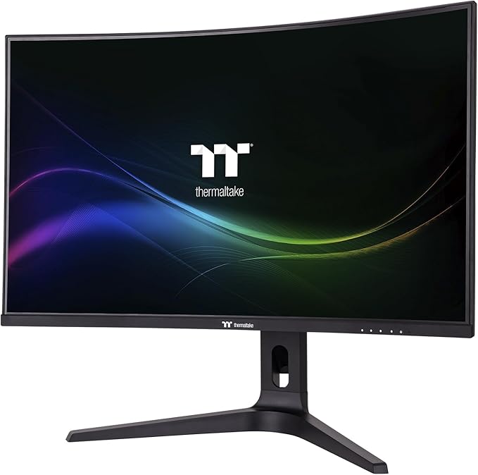 Thermaltake TGM-V32CQ Gaming Monitor/32in/CurveQHD 2K 1440P/170 Hz Refresh Rate/Black GM-GCE-32CEQB-US