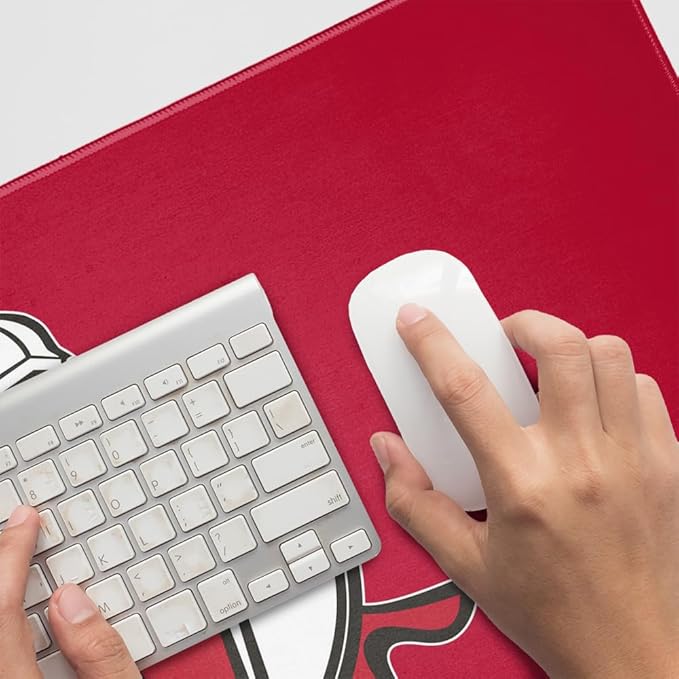 William Carey University Primary Logo Large Gaming Mouse Pad Desk Mat with Stitched Edges Non-Slip Base for Gamer Home and Office 31.5 x 15.7