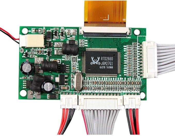 8 EJ080NA-05A 800X600 TTL LCD Screen with 4-Wire Resistive Touch Panel and VGA 2AV Controller Board 50pins