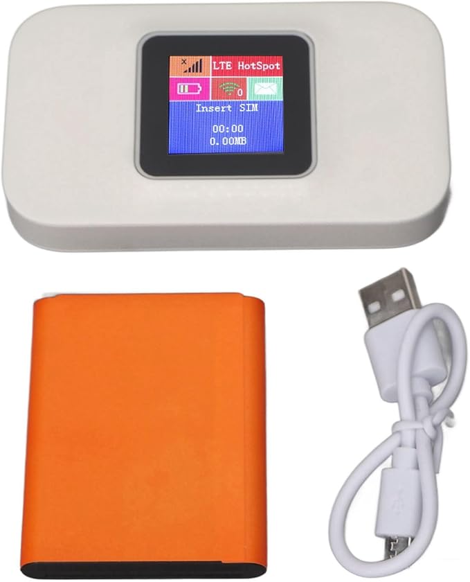 Portable Mini Travel Wireless Pocket Router 4G WiFi 300Mbps and Play SIM Card Slot Mini Smart Router for Europe Home Business Wireless Network Router