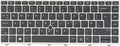 Laptop Replacement Keyboard for HP ZBook 14u G5 G6 Elitebook 840 G5/G6 846 G5/G6 745 G5 /G6 L11307-031 L14377-031 Backlit (UK GB Layout Silver Frame)