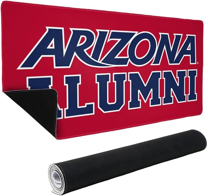 University of Arizona Alumn Large Gaming Mouse Pad Desk Mat with Stitched Edges Non-Slip Base for Gamer Home and Office 31.5 x 15.7