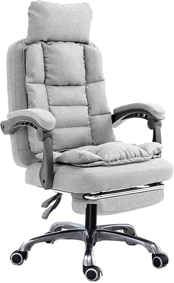 Home Office Chair Gaming Chair Pink Pc Gaming Chair Ergonomic Big and Tall Executive Office Chair with Retractable Footrest Rolling Swivel High Back Task Leather Executive Chair for WomenPink ( Colo