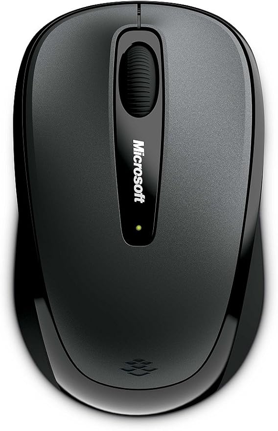 Microsoft Wireless Mobile Mouse 3500 for Business  Loch Ness Gray. Comfortable Ergonomic design Wireless USB 2.0 with Nano transceiver for PC/Laptop/Desktop works with Mac/Windows Computers