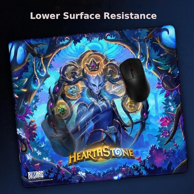 Blizzard Hearthstone Large Game Mouse Pad Apply to Gamer Office &amp Home Non-slip rubber base XL Desk Mat with Stitched Edge Easy to Clean 17.7*15.7Inch