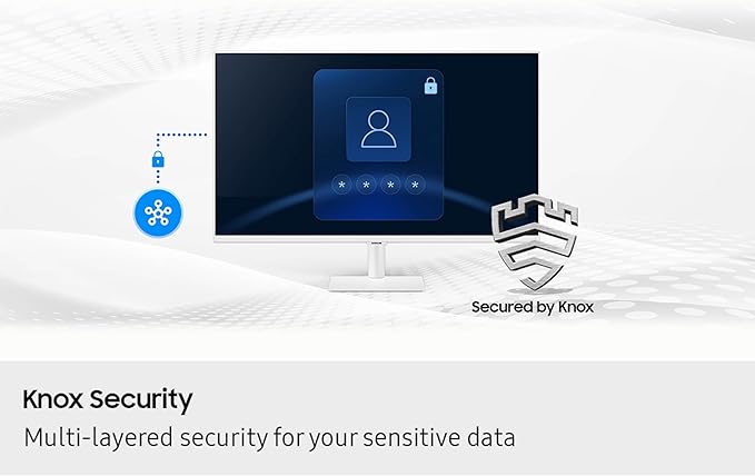 Samsung 32” Smart Monitor M7 (M70F) 4K UHD Display Samsung Vision AI Smart TV Apps Gaming Hub USB-C HDMI and USB-A White LS32FM703UNXZA 2025