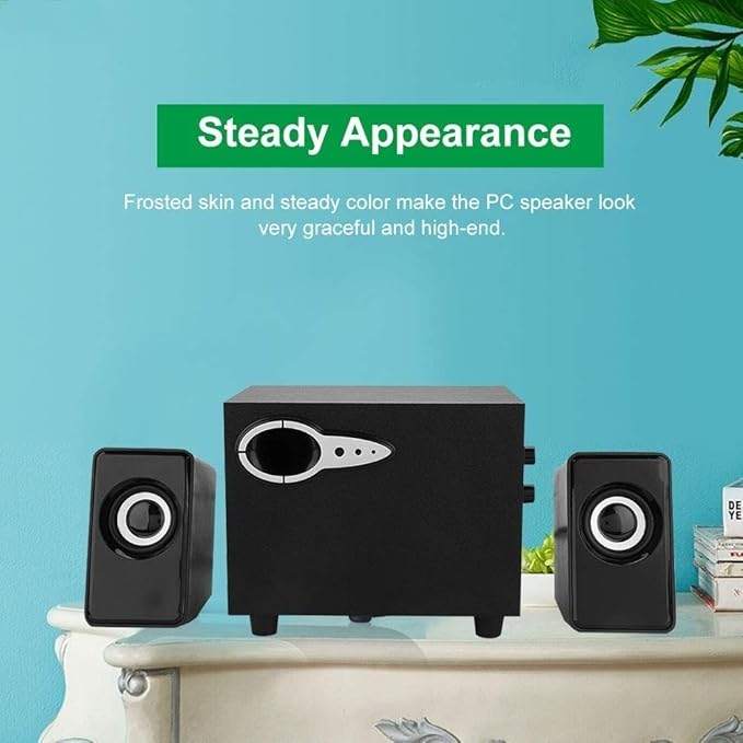 Desktop Monitor Speakers|Home Music SystemPowered Bookshelf Stereo SpeakersComputer Subwoofer Heavy Bass Field Surrounding Sound