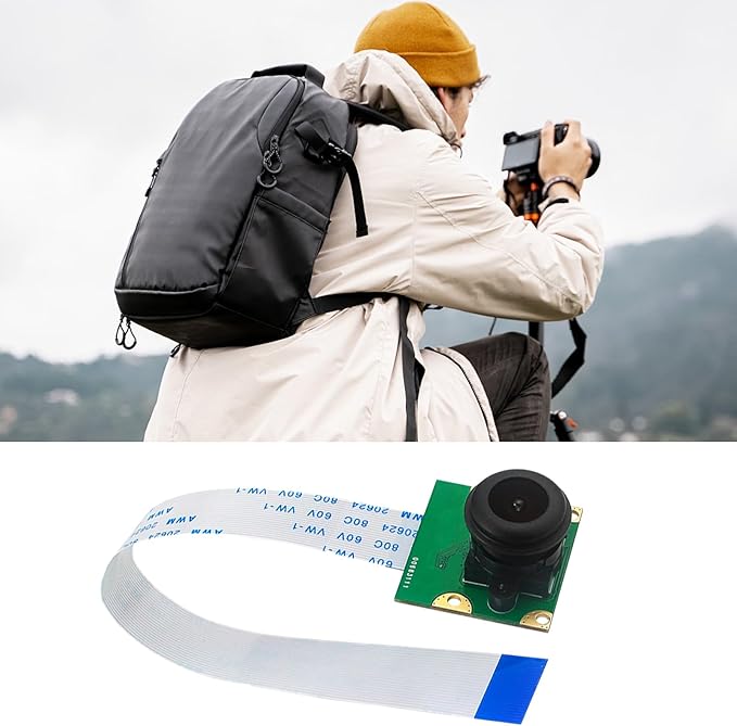 Cameras ModuleHighly Definition 8MP Camera Module 77/130/200 Degree Camera Module for RPi 5 Webcam IMX219 with Ribbon Cable Webcam（B#2