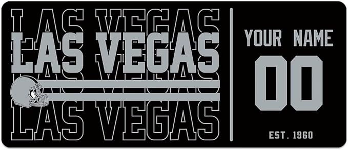 ANTKING Las Vegas Mouse Pad Custom Name and Number Desk Pad for Men Women Youth Gifts