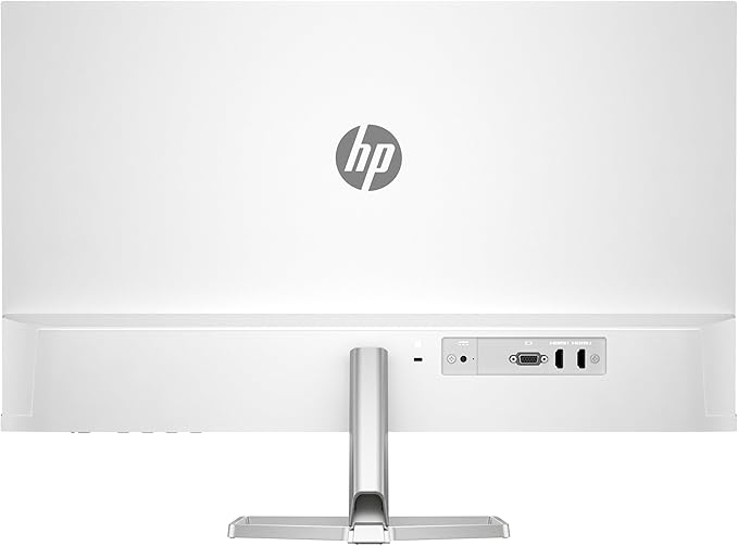 HP Series 5 527sw 27 FHD IPS Monitor with 5ms Response Time Anti-Glare Flicker Free Low Blue Light VGA HDMI &amp Dockztorm USB Port Expander White/Silver Color (94F46AA#ABA)