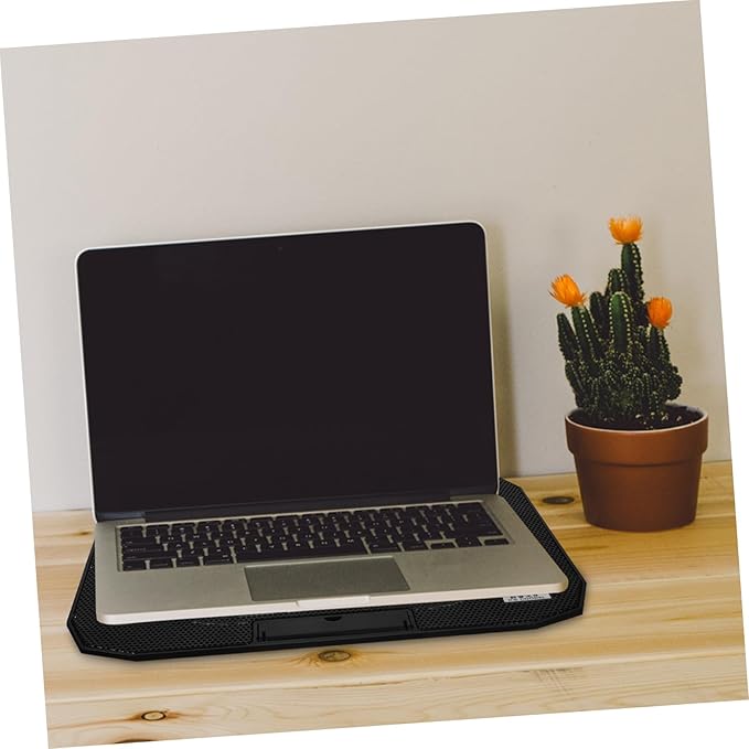 Laptop Cooling Stand with Quiet Fans and LCD Display Portable Cooling Pad for Laptops for Office Home and Gaming Use
