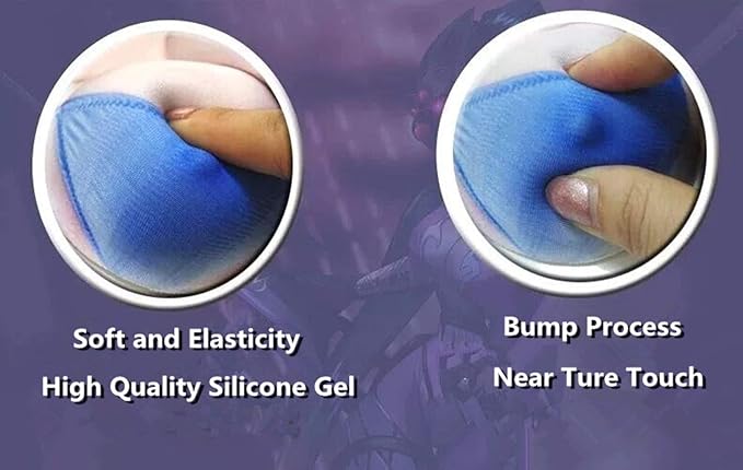 Furry 3D Anime Mouse Pads Oppai with Soft Gel Wrist Rest Support Cute Gril Gaming Mousepad Ergonomic Mouse Mat Non-Slip &amp Pain Relief for Computer 2Way Skin