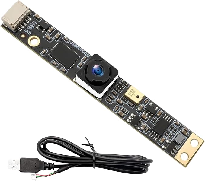RQG 8MP USB Camera Module IMX179 Fixed Focus 4K Lightburn Camera with Microphone Embedded UVC Drive-Free USB 2.0 Camera Webcam for Laser Engraver Security PC Raspberry Pi