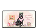 Happy Mother's Day Chinese Shar-Pei Love Dog Mom Heart Flower Desk Mat Full Keyboard Mouse Pad Dog Lover Large Mousepad 12004
