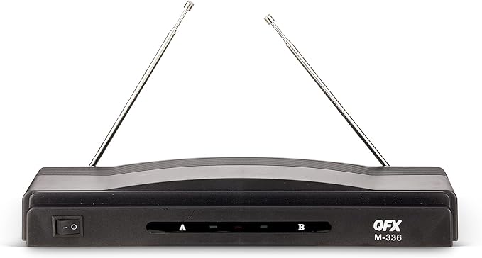QFX M-336 Wireless Dynamic Professional Microphone - Twin Pack
