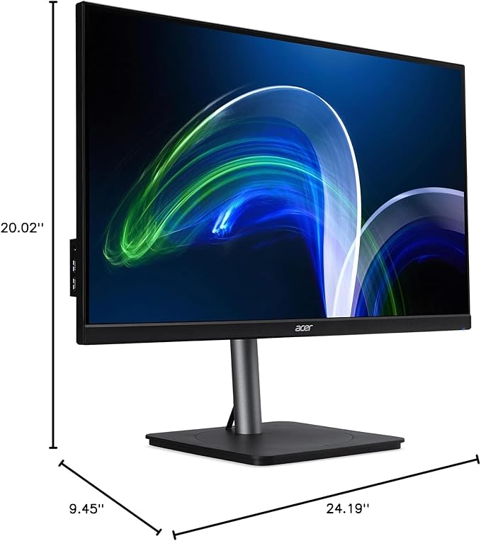 acer CB273U bemipruzx 27 WQHD 2560 x 1440 IPS Professional Docking Monitor with AMD FreeSync | Delta E&lt1 | 99% sRGB | HDR10 | TUV/Eyesafe | Display Port HDMI 2.0 USB Type-C Ethernet &amp USB P