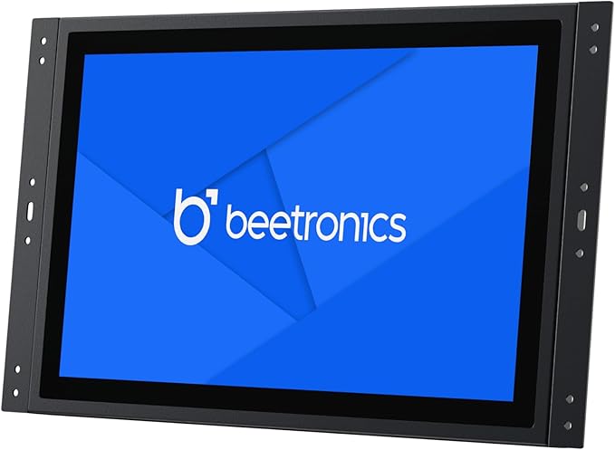 Beetronics 13 Inch Touchscreen Monitor | Full HD 1080p | 13TS7M – Industrial-Grade Professional 10-Point Multi Touch Display for PC Mac Linux – HDMI DisplayPort USB-C VGA Inputs