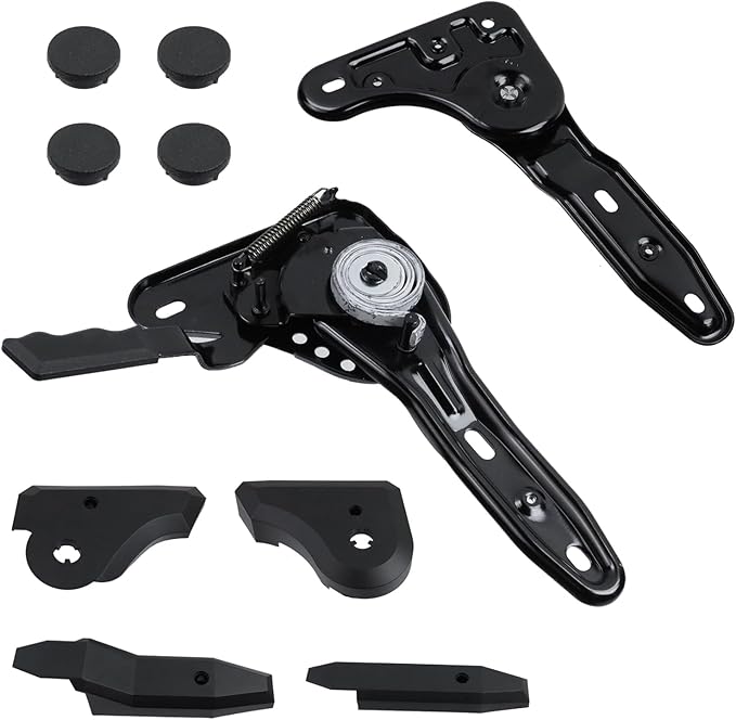 Wealrit Office Seat Angle Adjuster 0 To 180 Regulator Metal Adjustable Gaming Chair Tuner Replacement Parts for Office Chair Comfortable Seating and Bar Seat - 1 set