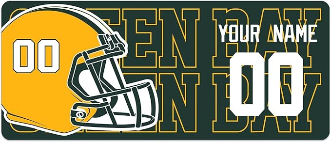 ANTKING Green Bay Mouse Pad for Men Women Youth Gifts Custom Name and Number Desk Pad