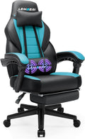 LEMBERI Gaming Chairs for AdultsErgonomic Video Game Chairs with footrestBig and Tall Gaming Chair 400lb Weight Capacity Racing Style Computer Gamer Chair with Headrest and Lumbar Support