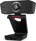 Redragon GW800 1080P PC Webcam with Built-in Dual Microphone 360° Rotation - 2.0 USB Computer Web Camera - 30 FPS for Online Courses Video Conferencing and Streaming