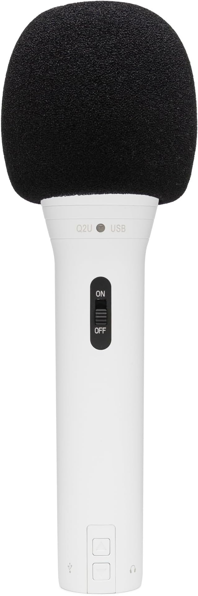 Samson Q2U Handheld Dynamic USB Microphone Recording and Podcasting Pack (White)