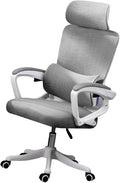 Ergonomic Lumbar Support Office Computer Game Chair Multifunctional Lifting Chair for Home Learning (Grey)